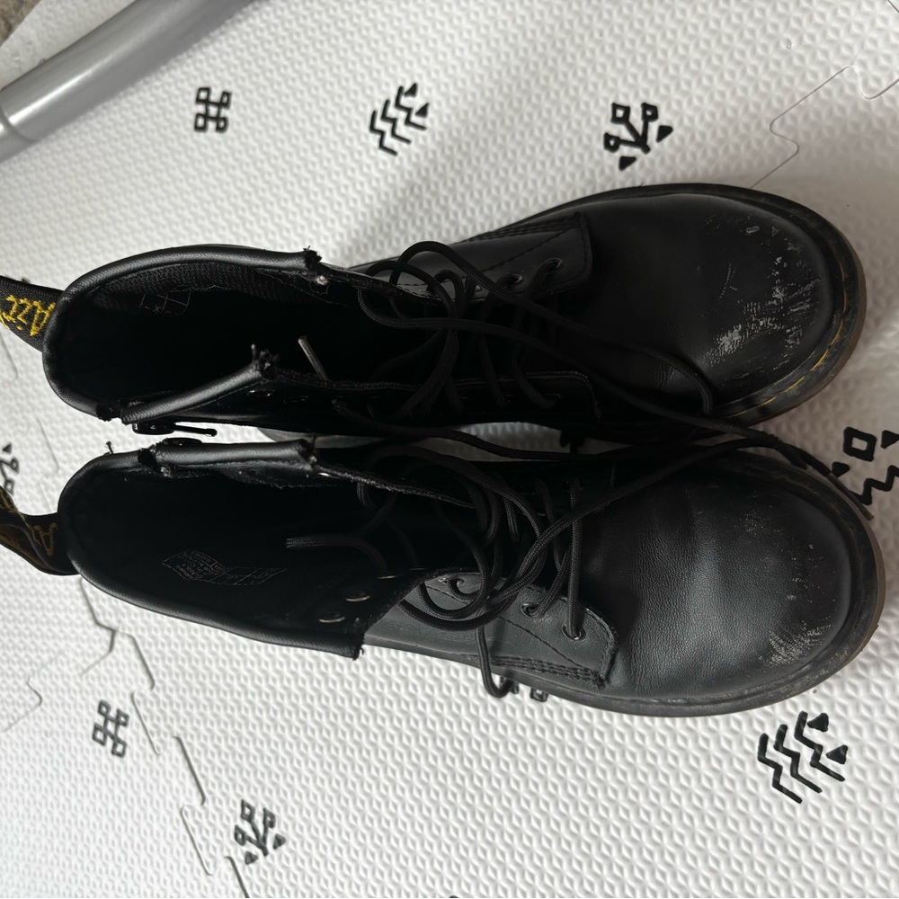 Dr. Martens Black Leather Boots